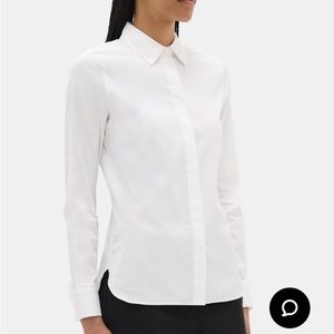 Theory fitted shirt in stretch cotton SIZE P